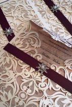 Madiha Laser Cut Invitation