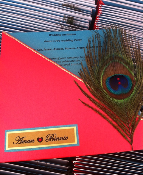 Uropa Peacock Invitation