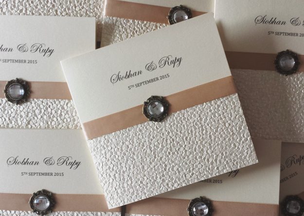Siobhan wedding invitation