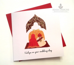 Anand Karaj Sikh wedding greeting card