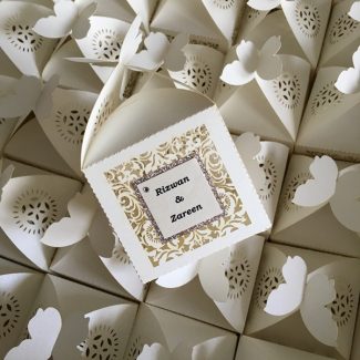 Laser cut Favour Boxes
