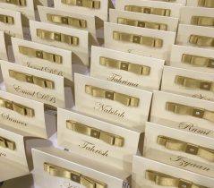 Dior Bow Place Cards