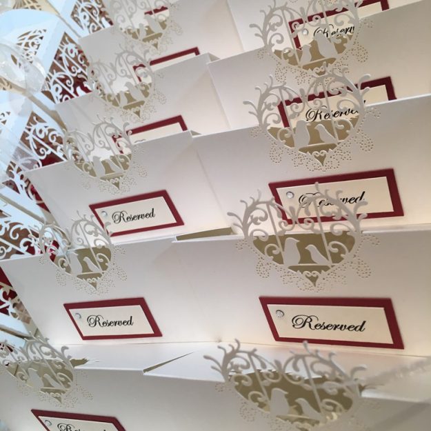 Bird cage place cards
