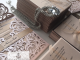 Navi Mademoiselle blush Laser cut invitation