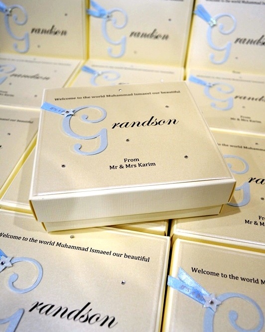 Grandson Baby Box Grandson announcement box